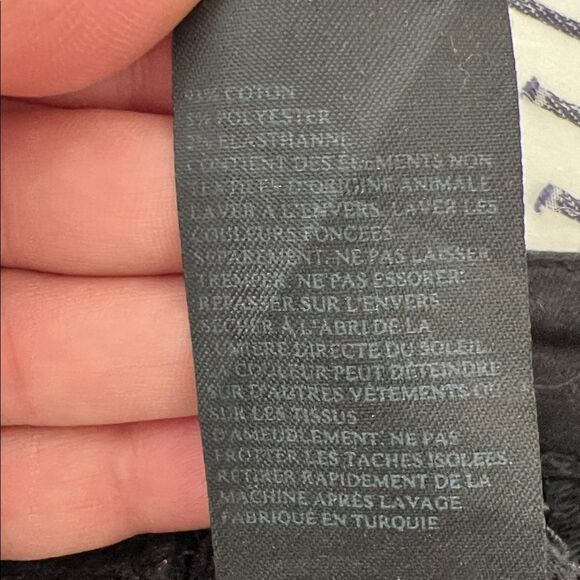 All Saints Mast Jeans Black Skinny in Size 28 - Picture 13 of 16